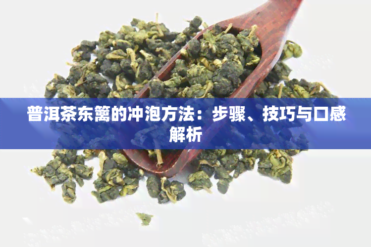 普洱茶东篱的冲泡方法：步骤、技巧与口感解析