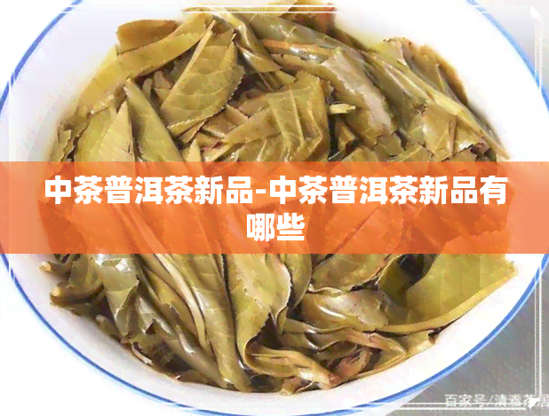 中茶普洱茶新品-中茶普洱茶新品有哪些