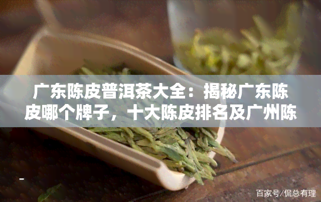 广东陈皮普洱茶大全：揭秘广东陈皮哪个牌子，十大陈皮排名及广州陈皮茶精选