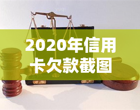 2020年信用卡欠款截图，警示：曝光！2020年信用卡欠款截图引人深思