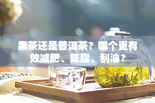 黑茶还是普洱茶？哪个更有效减肥、降脂、刮油？