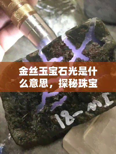 金丝玉宝石光是什么意思，探秘珠宝世界：解读“金丝玉宝石光”的含义与魅力