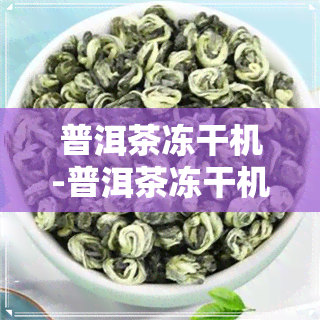 普洱茶冻干机-普洱茶冻干机怎么用