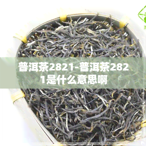 普洱茶2821-普洱茶2821是什么意思啊