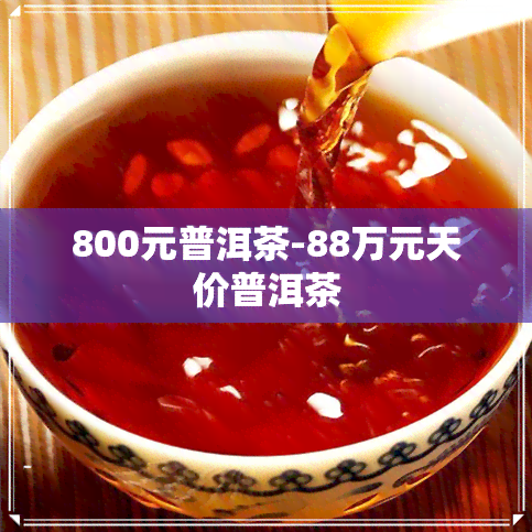 800元普洱茶-88万元天价普洱茶