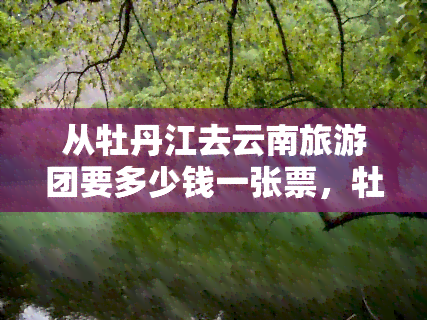 从牡丹江去云南旅游团要多少钱一张票，牡丹江至云南旅游团报价多少？