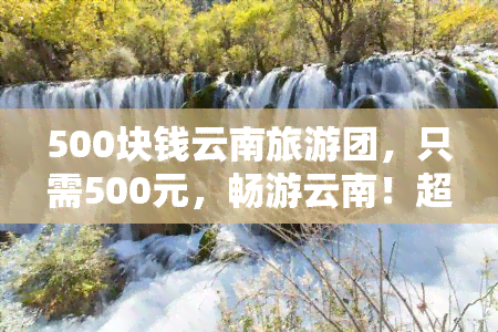 500块钱云南旅游团，只需500元，畅游云南！超值旅游团等你来参加！