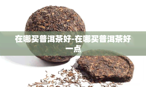 在哪买普洱茶好-在哪买普洱茶好一点