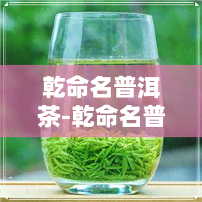 乾命名普洱茶-乾命名普洱茶叫什么