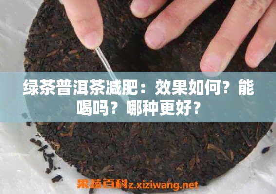 绿茶普洱茶减肥：效果如何？能喝吗？哪种更好？