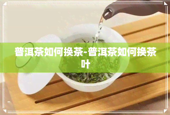 普洱茶如何换茶-普洱茶如何换茶叶