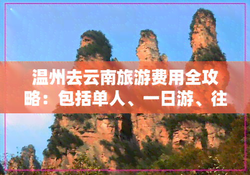 温州去云南旅游费用全攻略：包括单人、一日游、往返票、跟团报价及7日游详细费用