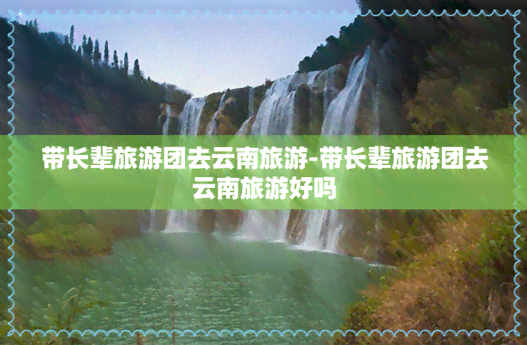 带长辈旅游团去云南旅游-带长辈旅游团去云南旅游好吗