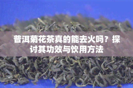 普洱菊花茶真的能去火吗？探讨其功效与饮用方法