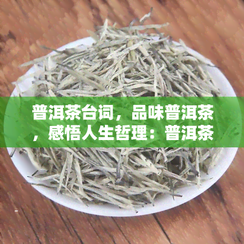 普洱茶台词，品味普洱茶，感悟人生哲理：普洱茶台词精选