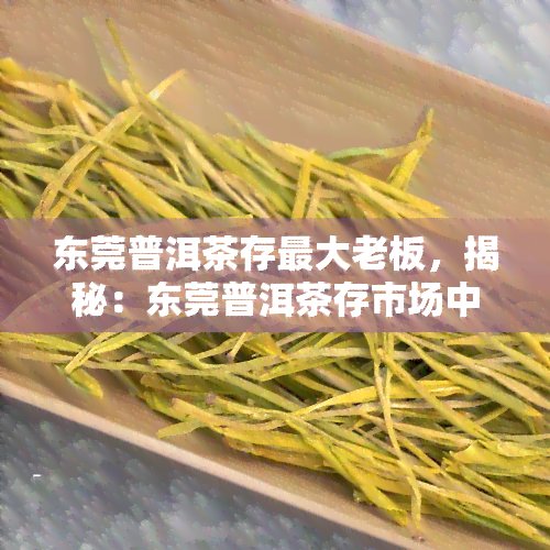 东莞普洱茶存更大老板，揭秘：东莞普洱茶存市场中的更大老板是谁？