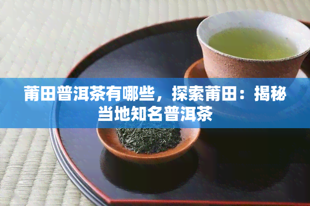 莆田普洱茶有哪些，探索莆田：揭秘当地知名普洱茶