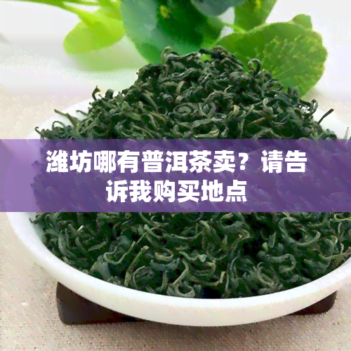 潍坊哪有普洱茶卖？请告诉我购买地点