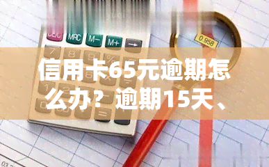 信用卡65元逾期怎么办？逾期15天、600元、6000元影响吗？逾期多久会产生多少费用？