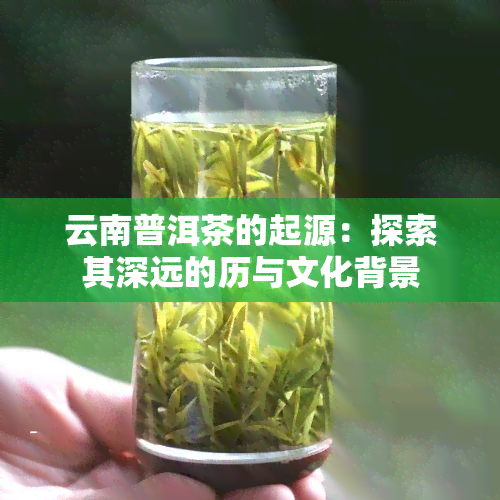 云南普洱茶的起源：探索其深远的历与文化背景