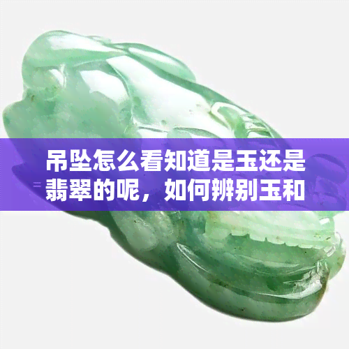 吊坠怎么看知道是玉还是翡翠的呢，如何辨别玉和翡翠：看吊坠的技巧