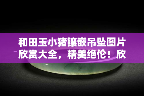 和田玉小猪镶嵌吊坠图片欣赏大全，精美绝伦！欣赏和田玉小猪镶嵌吊坠图片大全