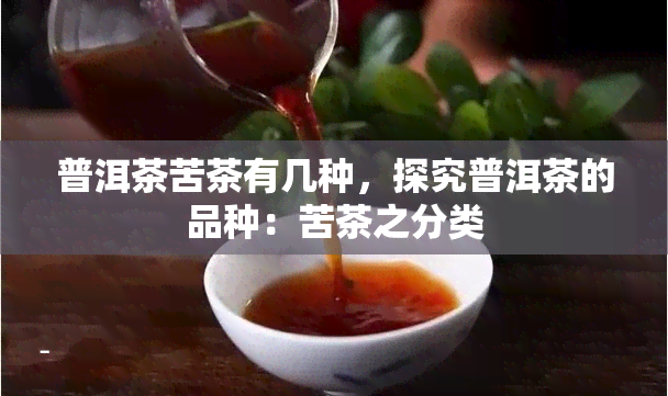 普洱茶苦茶有几种，探究普洱茶的品种：苦茶之分类