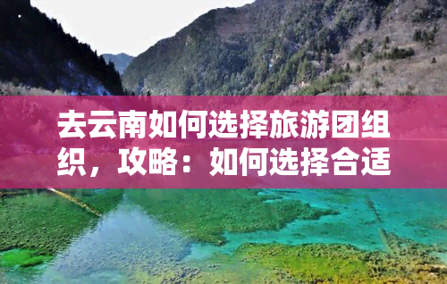 去云南如何选择旅游团组织，攻略：如何选择合适的云南旅游团组织？