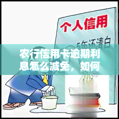 农行信用卡逾期利息怎么减免，如何申请农行信用卡逾期利息减免？