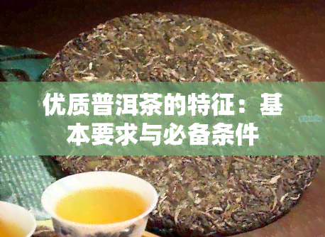 优质普洱茶的特征：基本要求与必备条件