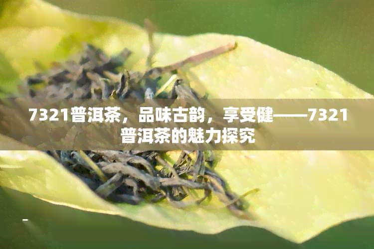 7321普洱茶，品味古韵，享受健——7321普洱茶的魅力探究