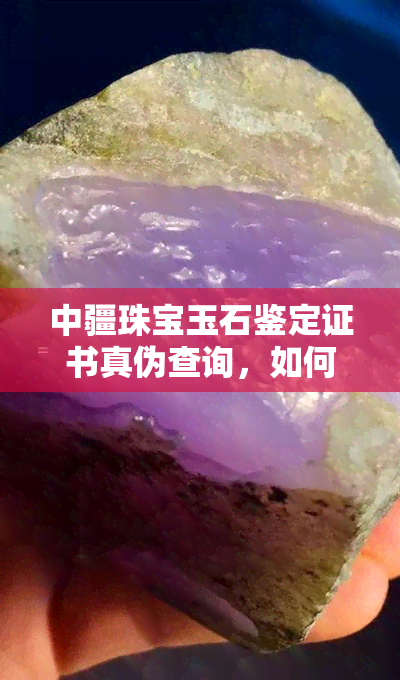 中疆珠宝玉石鉴定证书真伪查询，如何辨别中疆珠宝玉石鉴定证书的真伪？官方查询网站为你解答！