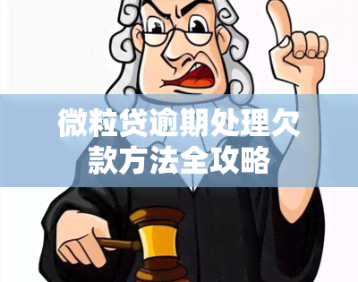 微粒贷逾期处理欠款方法全攻略