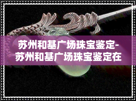 苏州和基广场珠宝鉴定-苏州和基广场珠宝鉴定在哪里