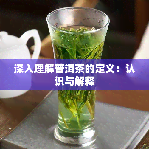 深入理解普洱茶的定义：认识与解释