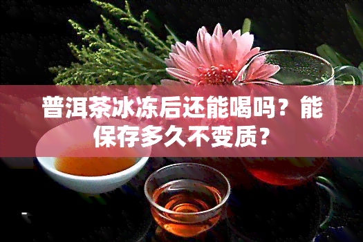 普洱茶冰冻后还能喝吗？能保存多久不变质？