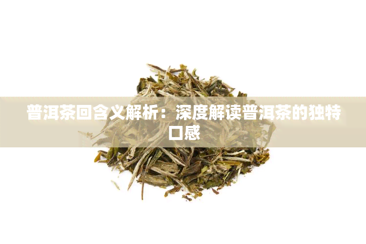 普洱茶回含义解析：深度解读普洱茶的独特口感