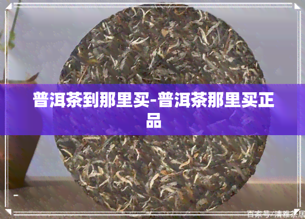 普洱茶到那里买-普洱茶那里买正品