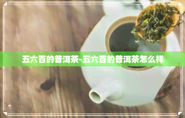 五六百的普洱茶-五六百的普洱茶怎么样