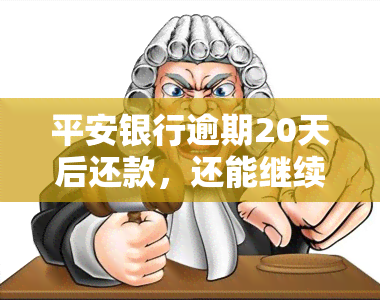 平安银行逾期20天后还款，还能继续使用吗？另外，能否在本月末一次性还清信用卡欠款呢？