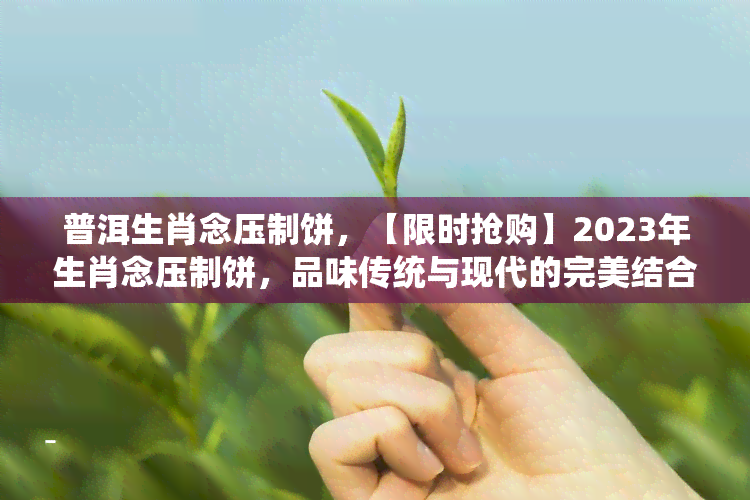 普洱生肖念压制饼，【限时抢购】2023年生肖念压制饼，品味传统与现代的完美结合！