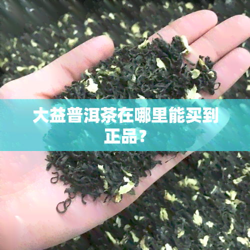 大益普洱茶在哪里能买到正品？