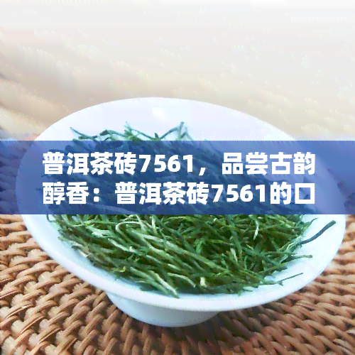 普洱茶砖7561，品尝古韵醇香：普洱茶砖7561的口感与文化价值