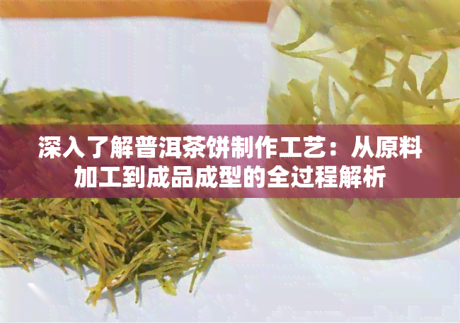 深入了解普洱茶饼制作工艺：从原料加工到成品成型的全过程解析