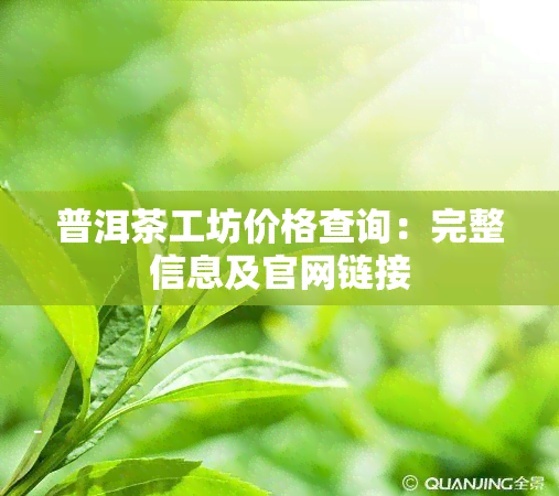 普洱茶工坊价格查询：完整信息及官网链接