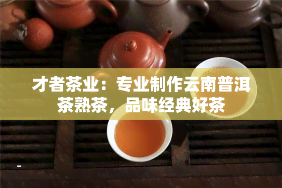 才者茶业：专业制作云南普洱茶熟茶，品味经典好茶