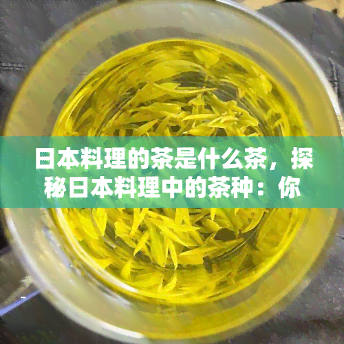 料理的茶是什么茶，探秘料理中的茶种：你所不知道的日式茶文化