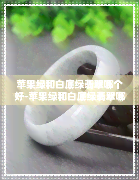 苹果绿和白底绿翡翠哪个好-苹果绿和白底绿翡翠哪个好看