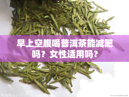 早上空腹喝普洱茶能减肥吗？女性适用吗？