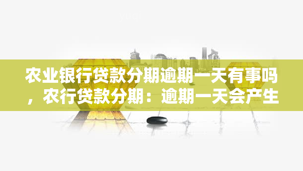 农业银行贷款分期逾期一天有事吗，农行贷款分期：逾期一天会产生什么影响？